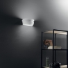Aplique de yeso pintable con difusor de vidrio satinado Flow Venta
