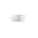 Aplique de yeso pintable con difusor de vidrio satinado Flow Oferta