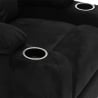 Sillón Relax Reclinable Laura el Mejor Sofá de Microfibra y Terciopelo 