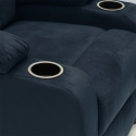 Sillón Relax Reclinable Laura el Mejor Sofá de Microfibra y Terciopelo 