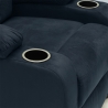 Sillón Relax Reclinable Laura el Mejor Sofá de Microfibra y Terciopelo 