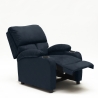 Sillón Relax Reclinable Laura el Mejor Sofá de Microfibra y Terciopelo 