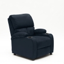 Sillón Relax Reclinable Laura el Mejor Sofá de Microfibra y Terciopelo 