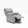 Sillón Relax Reclinable Laura el Mejor Sofá de Microfibra y Terciopelo 