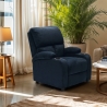 Sillón Relax Reclinable Laura el Mejor Sofá de Microfibra y Terciopelo 
