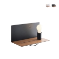 Aplique de metal estilo minimalista con puerto USB y luz regulable Flash Promoción