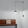 Aplique de metal con luz colgante estilo industrial Eldorado Venta