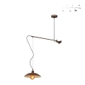 Aplique de metal con luz colgante estilo industrial Eldorado Promoción