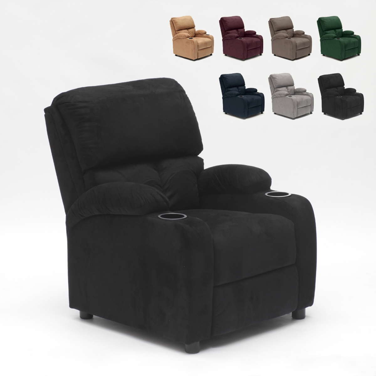 Sillón Relax Reclinable Laura el Mejor Sofá de Microfibra y Terciopelo Sillón Relax Reclinable Laura el Mejor Sofá de Microfibra y Terciopelo