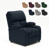 Sillón Relax Reclinable Laura el Mejor Sofá de Microfibra y Terciopelo 