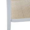 Mesa de centro cuadrada de madera lacada con estante de rejilla de Viena Thomas Catálogo