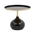 Mesa de centro moderna negra Drevan Promoción