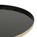 Mesa de centro moderna negra Drevan Oferta