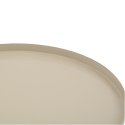 Mesa de centro redonda de diseño beige Vaskh Rebajas