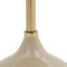Mesa de centro redonda de diseño beige Vaskh Descueto