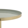 Mesa de diseño gris Atson Oferta