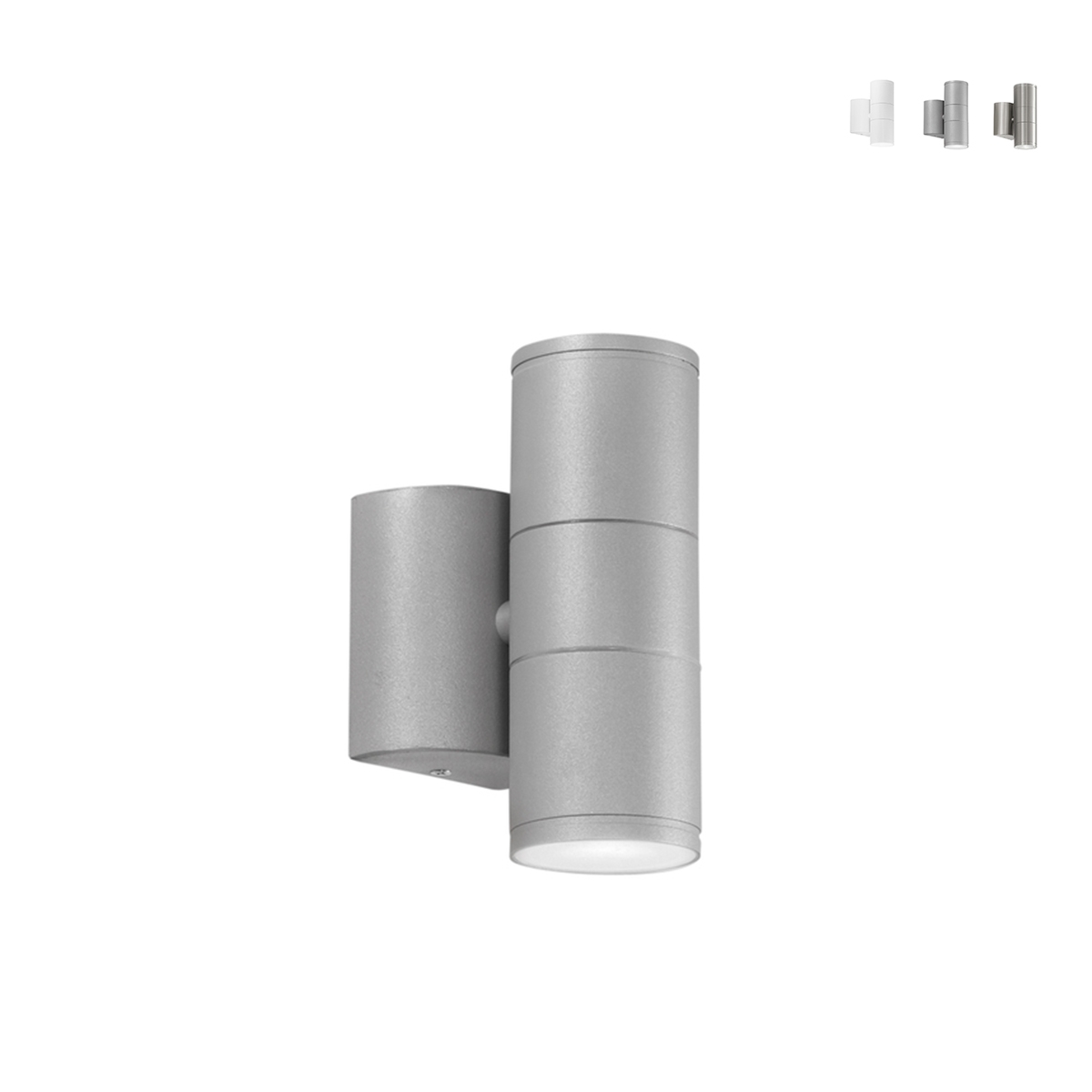 Aplique de pared para exteriores de aluminio con luz biemisión Jump Descueto