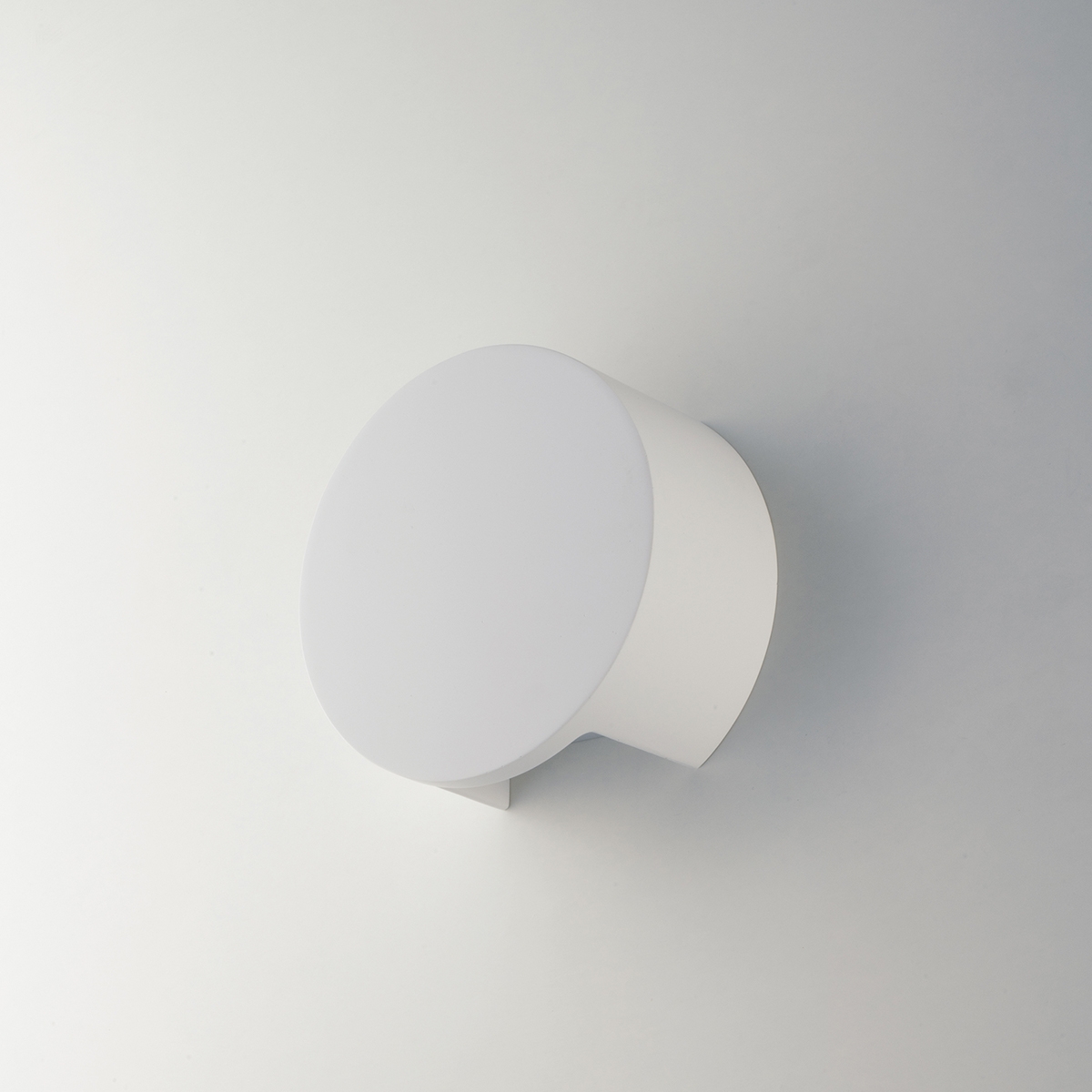 Aplique de pared moderno redondo de yeso blanco pintable Leiron Promoción