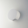Aplique de pared moderno redondo de yeso blanco pintable Leiron Promoción
