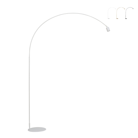 Lámpara de pie arco metal minimalista con luz orientable Maison Promoción
