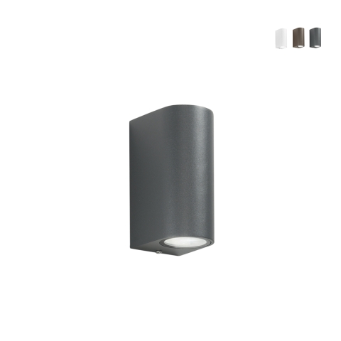 Aplique exterior moderno de aluminio 2 luces One Promoción