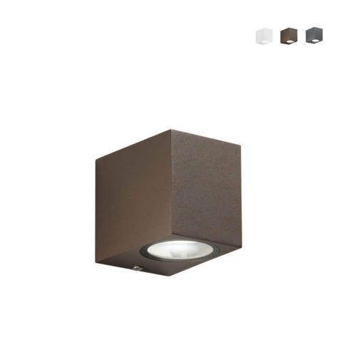 Aplique moderna de exterior para jardín en aluminio Qubo Promoción