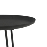 Mesa de centro moderna para sala de estar negra Kharn Oferta