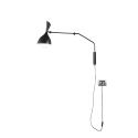Aplique de metal con pantalla orientable estilo industrial Morgan Rebajas