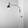 Aplique de metal con pantalla orientable estilo industrial Morgan Venta