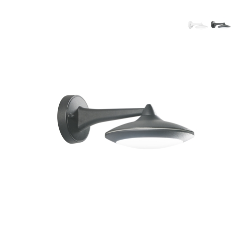 Aplique LED de pared para exterior en aluminio Alyson Promoción