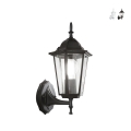 Aplique farol exterior de aluminio con difusor de vidrio Milano Promoción