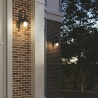 Aplique de linterna para jardín exterior en aluminio negro Pavia Venta