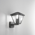 Aplique farol de jardín en aluminio con vidrio Prisma Promoción