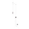 Aplique de pared con luz LED diseño moderno en aluminio Candle Promoción