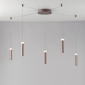 Lámpara de techo LED de 5 luces colgantes diseño moderno Candle Promoción