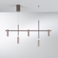 Lámpara colgante de metal diseño moderno 5 luces LED Candle Promoción