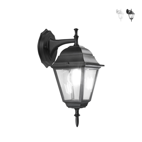 Aplique de exterior para jardín en aluminio y vidrio Roma Downlight Promoción