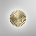 Aplique LED redondo de metal plisado estilo vintage Anadara Oferta