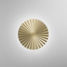 Aplique LED redondo de metal plisado estilo vintage Anadara Oferta