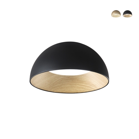 Plafón redondo de 50cm en metal con luz LED regulable Coco Promoción