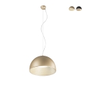 Lámpara colgante redonda de metal con luz LED regulable Coco Promoción