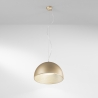Lámpara colgante redonda de metal con luz LED regulable Coco Venta