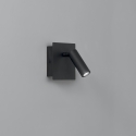 Aplique de pared de metal con luz LED orientable Dickens Venta