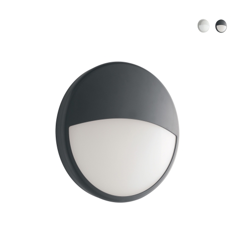 Aplique LED exterior para jardín redondo 22cm Ever Promoción