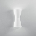 Aplique de pared moderna de yeso blanco pintable Clepsydra Promoción