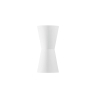 Aplique de pared moderna de yeso blanco pintable Clepsydra Venta