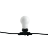 Cadena lumínica negra para exterior con 10 luces E27 PicNic Venta