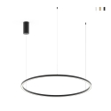 Lámpara colgante redonda LED de aluminio 120 cm Hoop Promoción