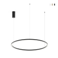 Lámpara colgante redonda LED de aluminio 120 cm Hoop Promoción