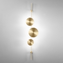 Aplique moderno de pared luz LED 3 aros en aluminio Idol Venta